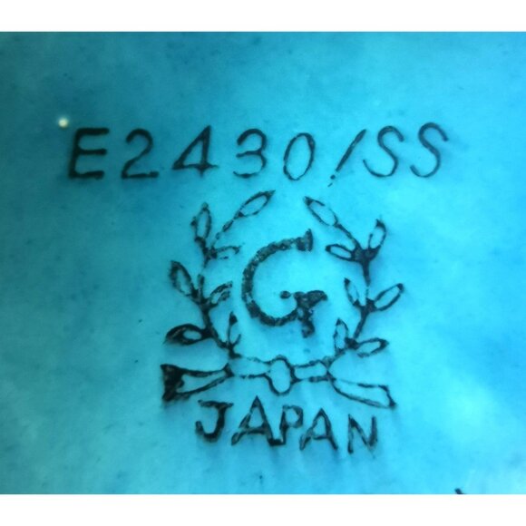 Inarco “Mood Indigo” Blue Fruit Ceramic Server E2430 –Japan 1960s 8 inches high - Picture 7 of 13